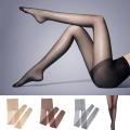 Women Tights Elastic Silk Stockings Solid Color Stockings Pantyhorse Nylon Stockings Legs Female Hosiery Sun Protection. 