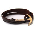 Classic Fashion Anchor Bracelet Men Braid Multilayer Rope Leather Bracelet For Men Women. 