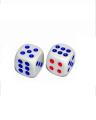 Pack Of 2 Regular Ludo Dice - White. 