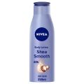 NIVEA Shea Smooth Body Lotion, Shea Butter, Dry Skin, 250ml. 