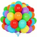 100 Pieces Latex Balloons - 12 Inch Balloons for Birthday Decoration | Wedding | Anniversary | Baby Shower | Party. 