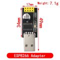 ESP01 Programmer Adapter UART GPIO0 ESP-01 Adaptater ESP8266 CH340G USB to ESP8266 Serial Wireless Developent Board Module. 