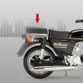 Diecast Classic Honda 70 JH Model Bike 1:12 With Light & Sound Color May Vary. 