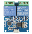 LCUS-2 type two Computers way 2 way USB relay module USB intelligent control switch. 