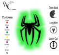 InsideDecors(ID) Spiderman 3D LED Night LED Light - Spider Logo Wall Decor | Marvel Superhero Game Room Sign | Christmas Gift for Kids & Fans | Glowing Spider Wall Art. 