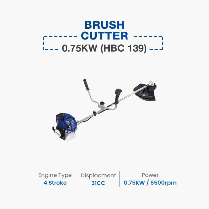 Hyundai Brush Cutter 0.75KW (HBC 139)