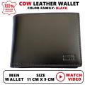 Genuine 100% Cow Leather Men's Wallet 16 Card Holder Pocket Slim Stylish Leather Wallet For Men. 