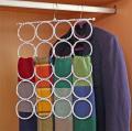 Scarf Tie Belt Hanger Holder Belt Closet Clothes Organizer Hook Storage - MULTI Holes. 