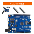 Arduino UNO R3 SMD Micro USB Development Board ATmega328P Compatible with Arduino IDE. 