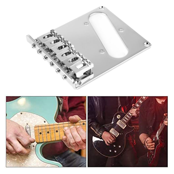 Guitar%20Hardtail%20Bridge%20Metal%20Electric%20Guitar%20Fixed%20Bridge%206%20Strings%20for%20Replacement%20-%20Image%206