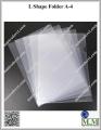 L Shape Folder A-4 Sizes Transparent (0.12mm Thick) (Pack of 96 Pcs). 