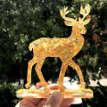 Resin Christmas Ornament Molds Reindeer Silicone Mold Christmas Decoration Silicone Mold DIY Christmas Decorations For Ornament. 