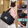 Large Capacity Folding Travel Bag, Travel Lightweight Waterproof Carry on Luggage Bags with Fixed Strap, Dry and Wet Separation Foldable Travel Duffel Bag for Weekender Overnight Sports Gym Bag. 