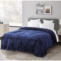 SUPER SOFT HIGH QUALITY DOUBLE BED FLEECE AC BLANKET - ONE COLOR KING SIZE SUMMER BLANKET - LUXURY FLEECE AC COMFORTER BY IMPERIAL BEDDING. 