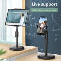 Lightweight Adjustable Mobile Tripod Stand for TikTok, YouTube, Vlogging, Art & Sketch Videos – Compact & Durable Phone Holder (Black). 