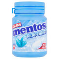 Sugar Free Mentos Gum Peppermint 40 Pieces Jar- 56g. 