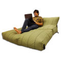 Relaxsit Couple Wallow Bean Bag Bed Chair Multipurpose Water Repellant Flip out Sofa bed Polyester Bean Bag. 