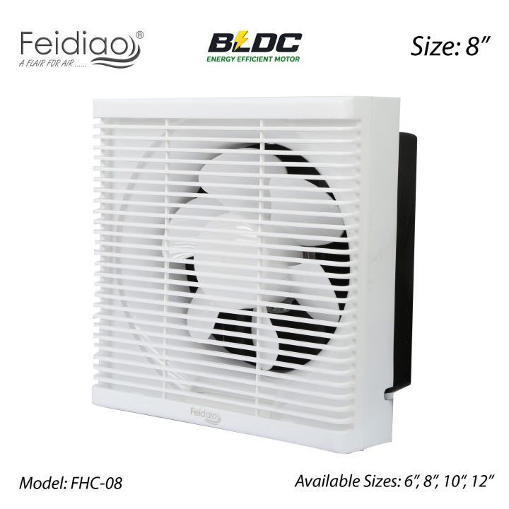 FEIDIAO%20Inverter%208%20inch%20(INSTALLS%20in%2010x10%20inch%20HOLE)%20Ventilating%20Exhaust%20Fan%20Square%20-%20Imported%20-%20Image%202