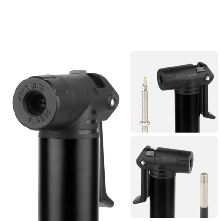 MeterMall%20Mini%20Bike%20Pump%2080PSI%20Portable%20Bicycle%20Tire%20Pump%20With%20With%20Vehicle%20Mounting%20Bracket%20And%202pcs%20Mounting%20Screws%20For%20Schrader%20Valve/Presta%20Valve%20General%20Purpose%20-%20Image%202