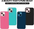 WBM Smart iPhone Case, Luxury Silicone, 2 Layer Ultra Slim Shockproof Protective Phone Cover. 