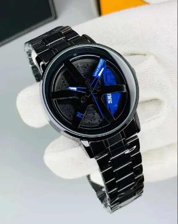 %E2%80%9CWHEEL%20WATCH%20Premium%20%20Men%E2%80%99s%20Wristwatch%20%E2%80%93%20Rotating%20Rim%20Dial,%20Multi-Function%20Modern%20Design,%20Waterproof%20Metal%20Strap%E2%80%9DLook%20Like%20Smart%20Watch%20-%20Image%203
