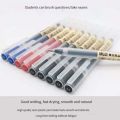 School ballpoint pen Japanese rice 0.5 0.38 millimeter black/red/blue 6/8 pieces/set Kawaii Muji gel pen millimeter ink Japanese color pen office and school stationery Buried Buzie. 