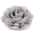 8.5cm Newborn Chiffon Petals Poppy Flower Hair Clips Rolled Rose Fabric Hair Flowers For Kids Girls Hair Accessories. 