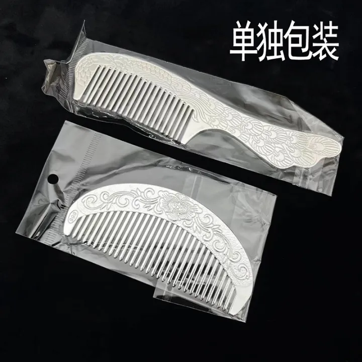 Imitation%20Silver%20Comb%20Anti-Static%20Long%20Handle%20Hair%20Comb%20Silver-Plated%20Massage%20Meridian%20Comb%20Silver%20Ion%20Comb%20Gold%20Shop%20Activity%20Small%20Gift%20-%20Image%202