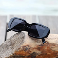 Eldorado Trendy Luxury Black Shades Square Custom Logo Sunglasses Small Frame Fashion Sunglasses 2024 For Men. 