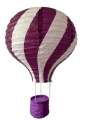 Hot air balloon handmade paper shopping mall DIY striped modern minimalist kindergarten decoration lantern. 