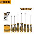 Ingco Screwdriver Set 7pcs HKSD0728 Hand Tools. 