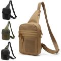 Outdoor Chest with Pistols Holster Multifunction Military Airsoft Training Shoulder Bag Tactical CS Crossbody Sling Bags. 