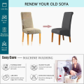 Fitted Chair Cover Pack of 2 4 6 8 10 12 PCs - Slipcovers For Dining Chair and Premium Quality Room Chair Covers - Elastic Fitted Jersey Chair Cover Set of 2Pcs to 12Pcs Solid Colors - Comfortable Dinner and Dining Room 4Pcs 6Pcs 8Pcs Set of Elastic Chair. 