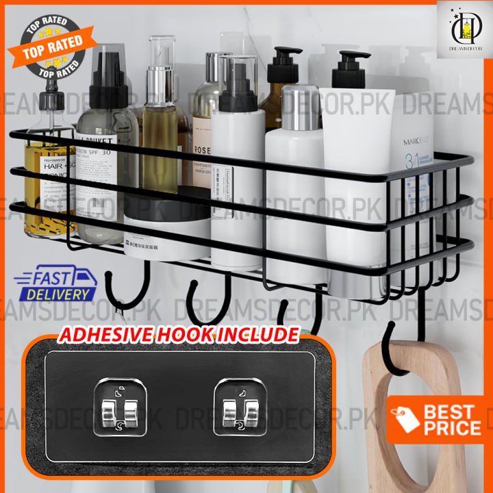 bathroom%20accessories%20shelfs%20for%20Room%20and%20Bathroom%20with%20sticky%20hooks/%20Storage%20Hanging%20Shelf%20Organizer-Wall-Mounted%20washroom%20corner%20shelf%20Organizer,%20Shower%20Shampoo%20Holder,%20Bathroom%20Corner%20Frame,%20Corner%20Shower%20Shelf,%20Iron%20Shelf%20Stand,-black%20-%20Image%205