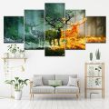 5 Piece Wall Frame Poster Paintings HD Wall Picture For Living Room Décor. 