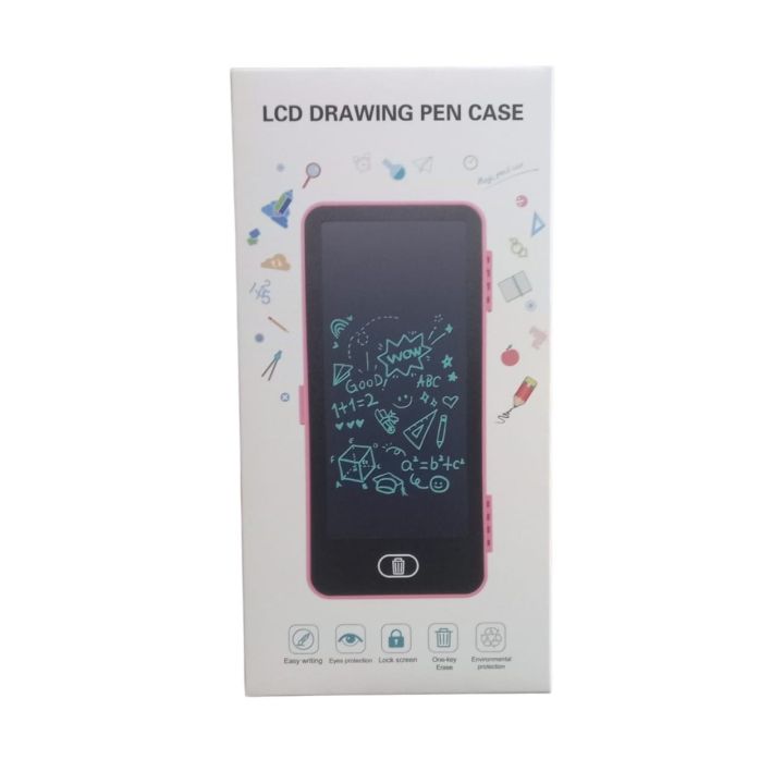 Pcase Drawing ZMM LCD Drawing Pen Case Easy Writing with Eye Protection, Lock Screen ...