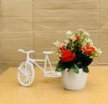 Unique Floral Cycle Decoration With Artificial Flowers Bicycle Woven Flower Basket Flower Vase for Home Wedding Decoration Best For Gift Home Deoration. 