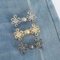 1Pair Chinese Knot Tightener Adjustable Waist Buckle For Jeans No Sewing Required Button Removable Pants Skirts Waist Button Maoxiu. 
