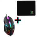 Gaming Mouse With 7 LED RGB Backlit Seven Colour Lighting RGB Mouse Wired Gaming Mouse 2025 Latest Model RGB Gaming Mouse Gaming Accessories Supports all mouse pad and rgb mousepad V-1 PC Mouse Computer Mouse For Gaming. 