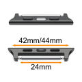 2pcs Set Stainless Steel Metal Connector Adapter Compatible With Appl Watch All Series 1 to 6 Appl Watch 38mm 40mm 42mm 44mm Strap Adapter HW22 FK78 HT99 HW22 DT100 T200. 