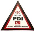 Toyota pdi ok wind screen sticker. 