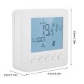FTVOGUE Digital Thermostat Intelligent LCD Display Heating Thermostat Programmable Room Temperature Controller Under Home Household Temperature Tool. 