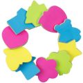 Different shapes 3inx3in Sticky Note Pad 100 sheets in a pad multi colour Sticky Notes Book Mark Memo Pad Paper. 