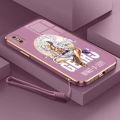 Casing For Iphone X Iphone XS Luxury Gear Fifth Sun God Nika Luffy Camera Protection Phone Case Plating Edges Silicone Soft Cover With Free Lanyard. 