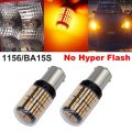 2Pcs Super Bright No Hyper Flash 1156 Canbus Car Led Light Ba15S P21W 144Smd 3014 Chips Car Led Turn Signal Reverse Tail Light Led Backup Bulbs. 