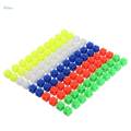 200x Math Link Cubes Interlocking Snap Blocks for Kids Building. 
