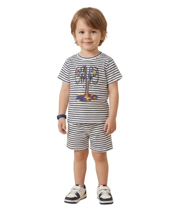 Minichunkies%20Kids%20Boys%20Summer%20Suit%20-%20Melting%20Gamer%20Controller%20Striped%20T-Shirt%20&%20Navy%20Shorts%202%20Piece%20Set%20-%20Breathable%20Cotton%20Outfit%20-%20Image%207