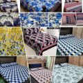 king size fancy printed bed sheet. 