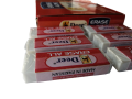 DEER ERASE ALL ERASER ART NO. ER60(20 pcs in a box) (DR-20) + FREE 5x PENCIL SHARPNERS. 