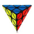 Pyramid Speed Cube 3x3 Pyraminx Puzzle Triangle Twist Magic Cube Black. 